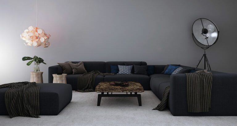 Lyon carpet fitted in a living room